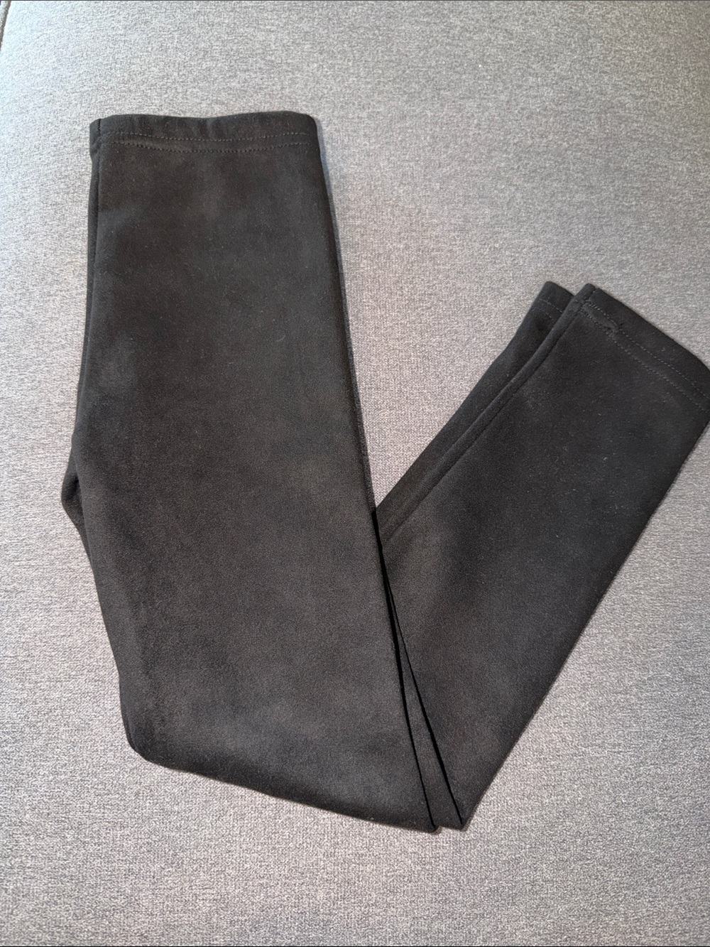 Black Kids Velvet Leggings